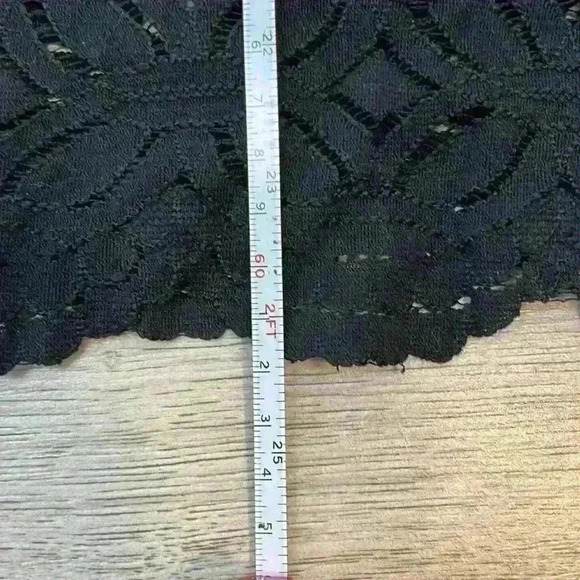 H&M Black See-Through Blouse Size Large - Picture 6 of 7